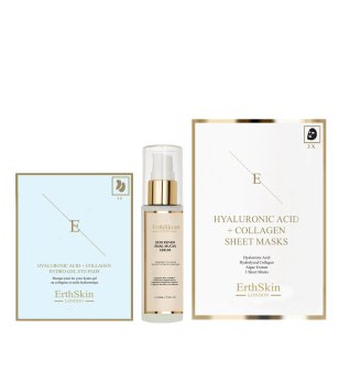 Комплект серум и маски за лице ErthSkin Skin Repair Snail Mucin снимка