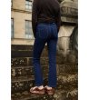 Дамски тъмносини дънки bootcut-2 снимка