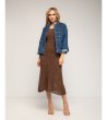 Дънково яке с златни копчета JACKET-3 снимка