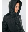 Черно дамско яке с качулка SKYLAR-3 снимка