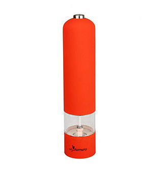 Електрическа мелничка в оранжев цвят снимка